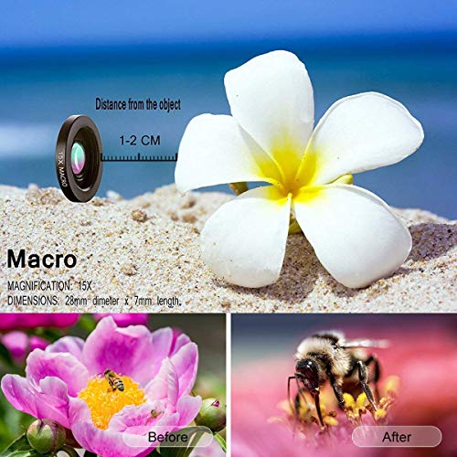 Phone Camera Lens With 18X Telephoto Lens+Fisheye,Macro/Wide Angle Lens+Star,Kaleidoscope Filter+Tripod And Shutter 8 In 1 Cell Phone Lens Kit Fit For Iphone And Other Smartphone #TOP2