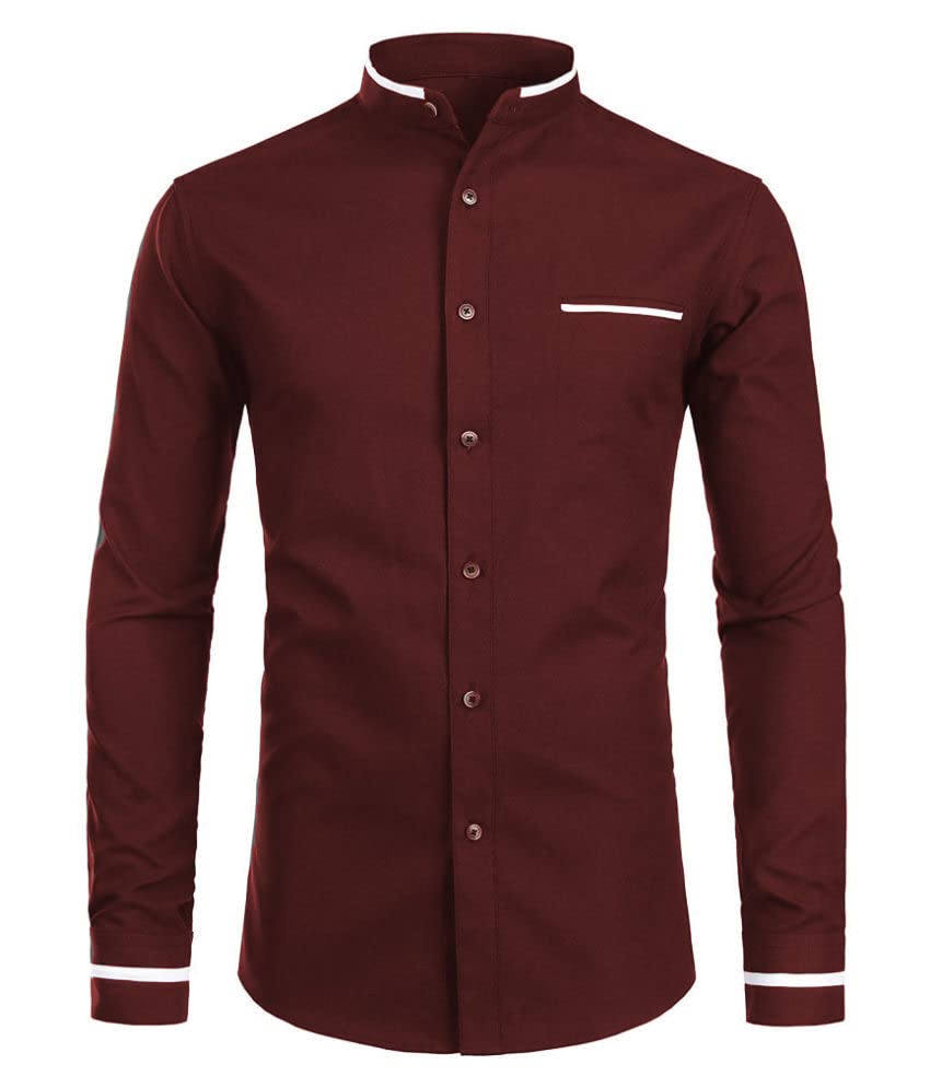 EVIQESlim Fit Casual Shirt