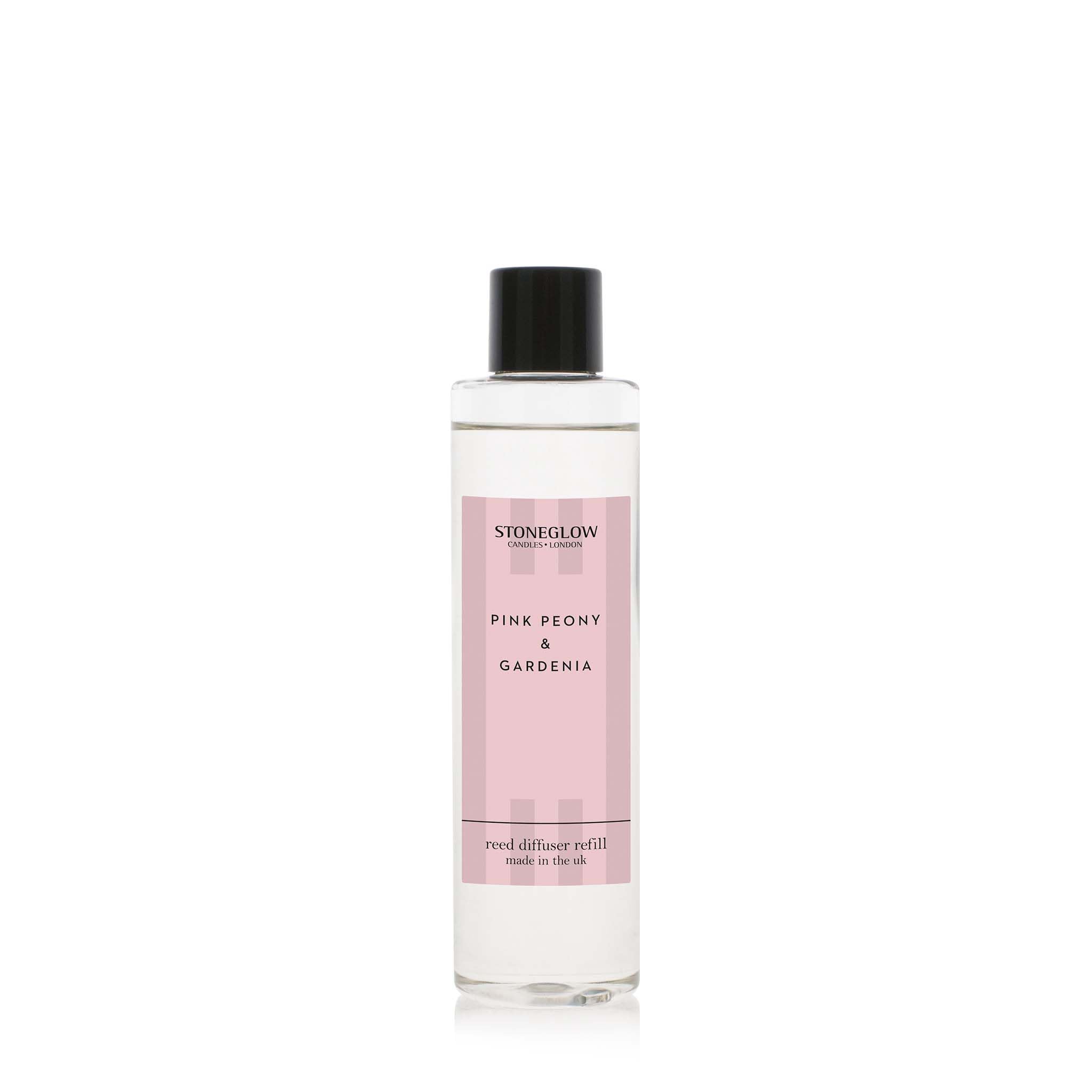 Stoneglow - Modern Classics Collection - Pink Peony & Gardenia 210ml Scented Reed Diffuser Refill (Pink)