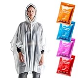 Léger et Respirant: Notre poncho jetable est fabriqué en plastique PE durable, respirant et évite la transpiration. Sa coupe ample permet un port confortable. Restez au sec mais aussi à l'aise.