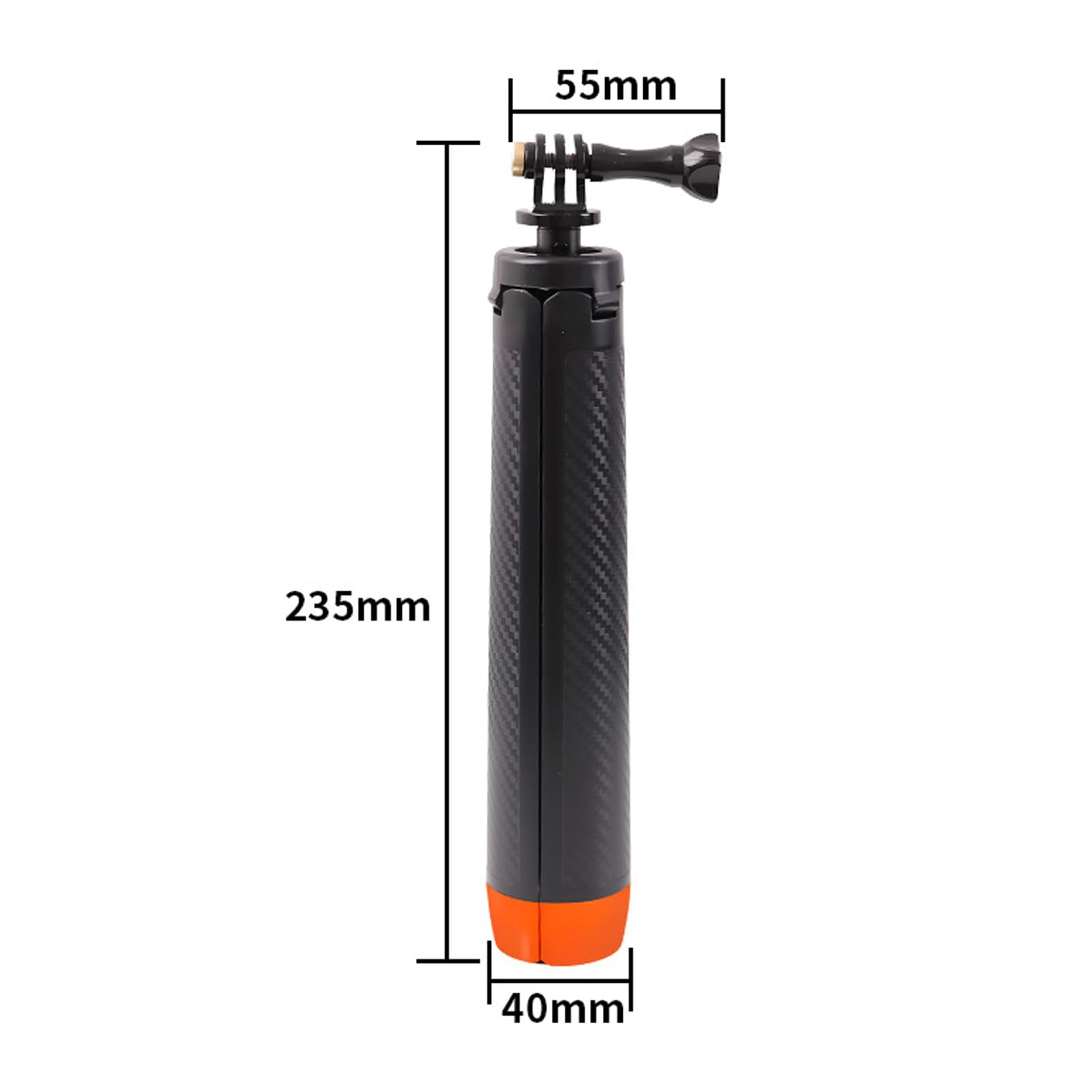 Sxhlseller Tripode a Bastone Selfie Galleggiante for 13 12 11 10 9 8, OsmoAction 3/4/5 Pro, 360 X4/3 Ace Pro 2 Action Camera, 4 in 1 Polo Monopode Estendibile a Prova D'acqua,