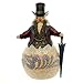 Jim Shore for Enesco Heartwood Creek Victorian Snowman with Umbrella Figurine, 7.75"