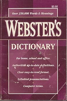 Paperback Webster's Dictionary, Mohican Press, 1997 Book
