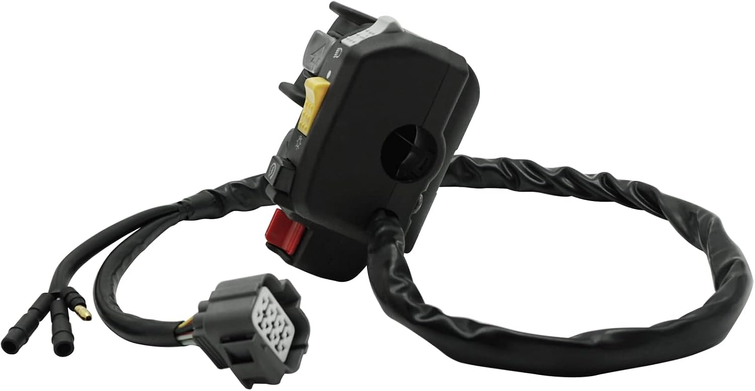 M MATI Handlebar Control Switch Start Kill Stop Headlight Button for Honda Recon 250 ES TRX250-TE 2002-2004 35020-HM8-A50
