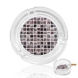 Embalaje e idea de regalo: los ceniceros están cuidadosamente envueltos en una bonita y resistente caja. No solo es un cenicero de cristal, sino también un complemento decorativo único. Un buen regalo para fumadores y no fumadores, hombres o mujeres.
