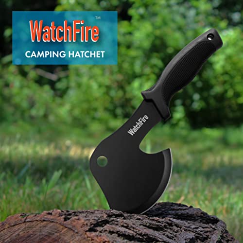 Watchfire 10” Black Camping/Survival Axe-Head Hatchet With Nylon Sheath (210921) #TOP1