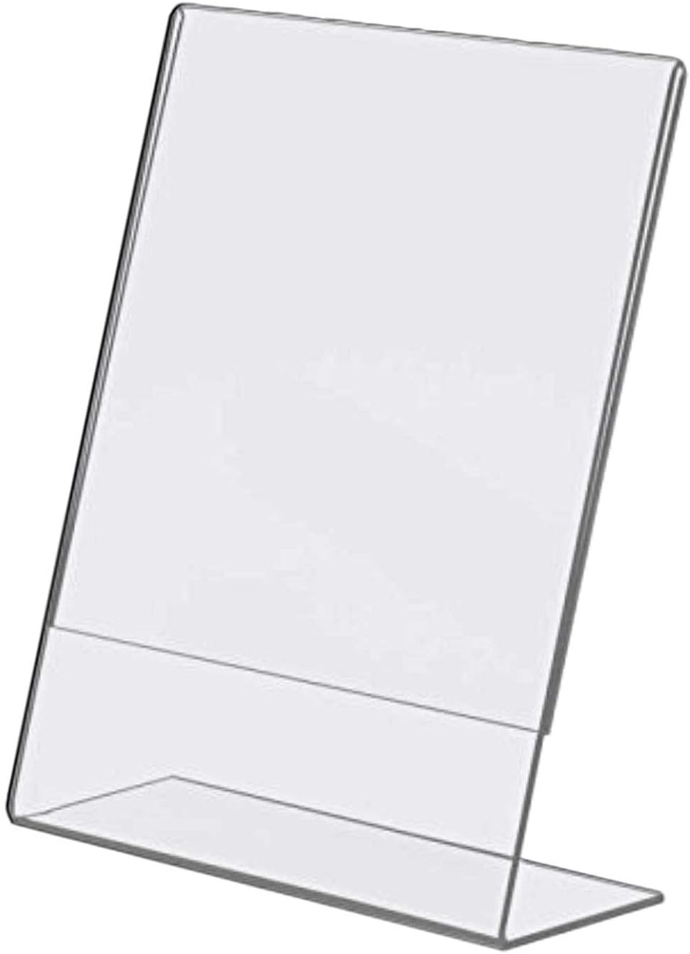 Rasper A4 Acrylic Display Stand Tent Card Menu Holder Paper Signage Holder Acrylic Photo Frame Meeting & Appointment Stand Office Table Top Stand 8.5X12 Inches A4 Portrait ( 3MM, Cell Cast Acrylic)