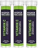 Higher Nature Fizzy C Effervescent Vitamins 20 tablet X 3 (Pack of 3)