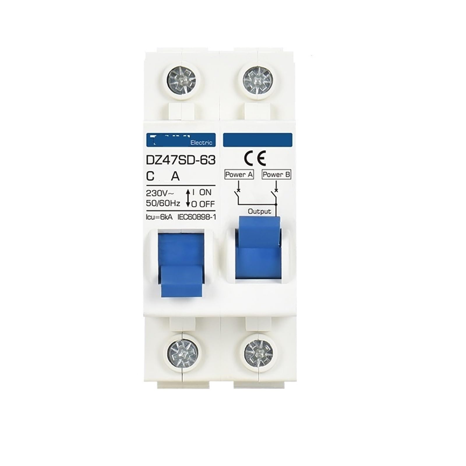 Protection contre les fuites et coupures avec l'interrupteur de transfert manuel AC 25A