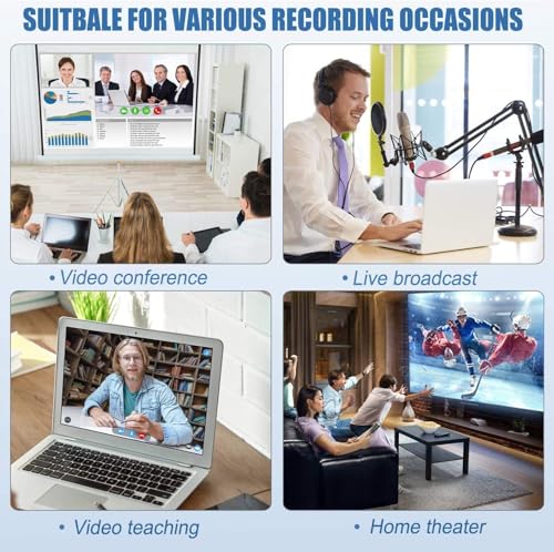 Image of HDMI to USB-C Video Capture Card, 4K Input 30Hz, Type-C Capture Device for Live Streaming, Recording, Gaming, OBS, Zoom, Windows, Mac, Android, Grey CHDDCAPC
