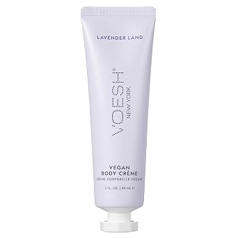 VOESH Vegan Body Creme - Skin Moisturing Cream, K-Beauty Korean Skincare, Lavender Land - 3oz