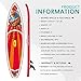 FEATH-R-LITE Inflatable Stand Up Paddle Boards 11'6'' × 34'' × 6'' for Youth & Adult with Inflatable SUP Board, Non-Slip Deck, Travel Backpack, Adj Paddle, Pump, Leash, Water Proof Bag