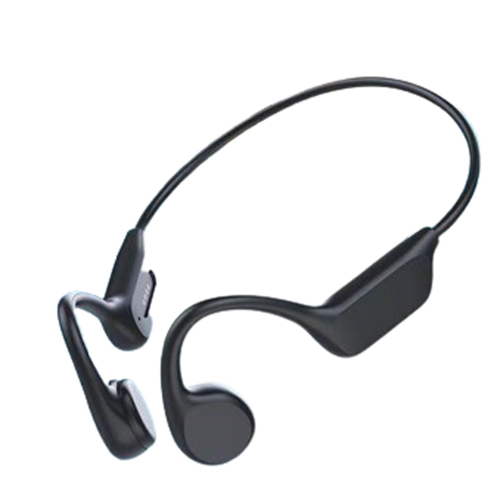 Blissbuilt Black Swimming Bone Conduction Headphones, Bluetooth 5.4, Ipx8 Waterproof, 32Gb Mp3 Storage, Open Ear, For Swimming, Running