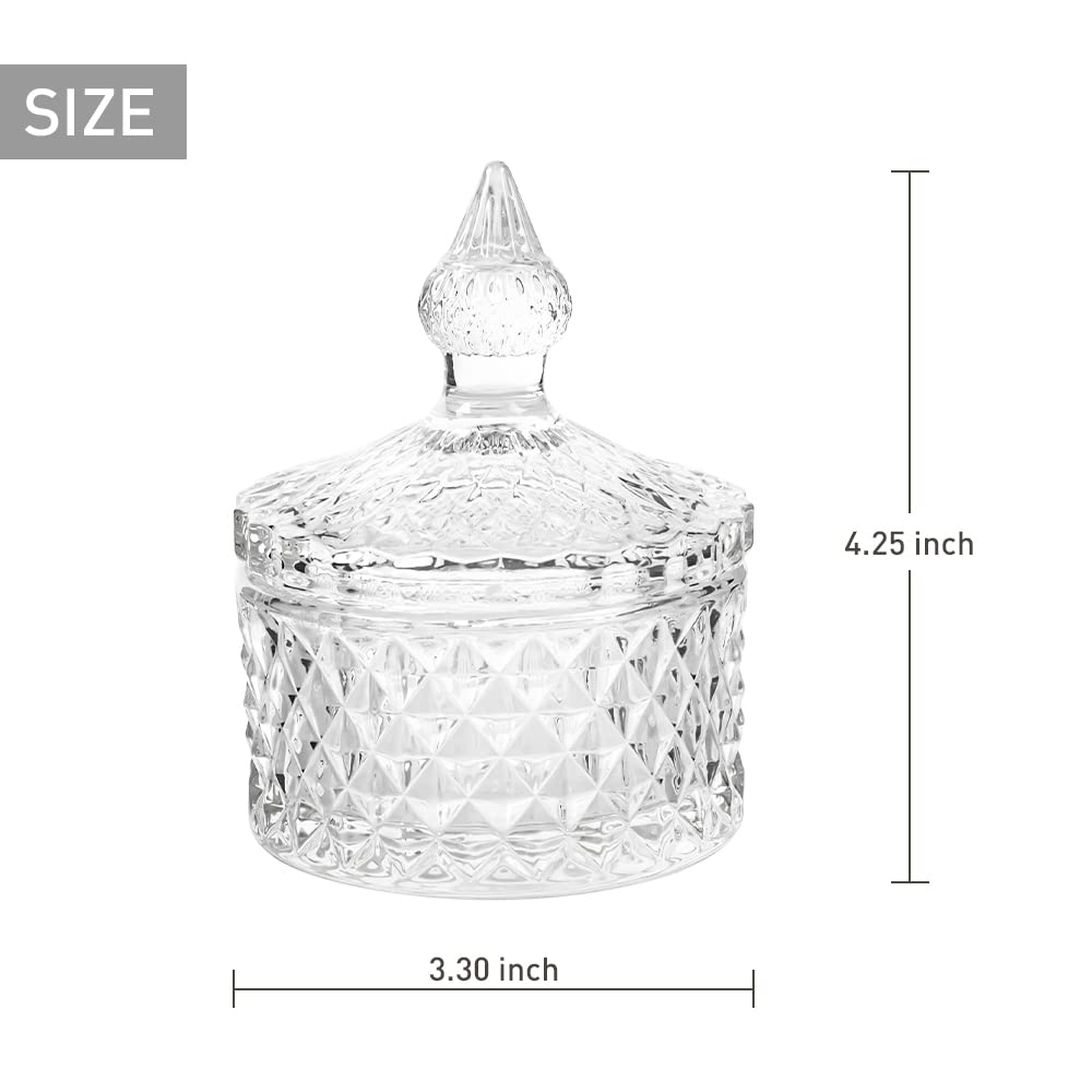 DUEBEL Dublin Ensemble refroidisseur de caviar en verre avec 2 cuillères en nacre de 8,9 cm – Idéal pour la cuisine, la restauration et le restaurant