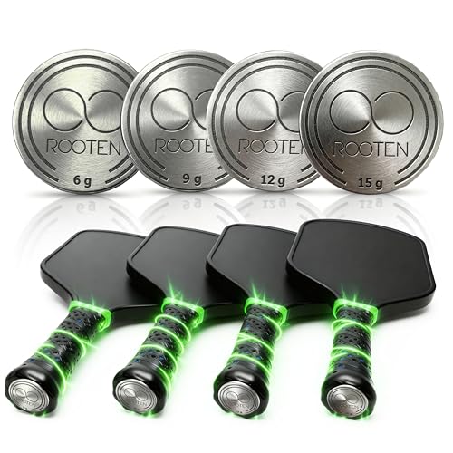 Weighted Pickleball Paddle Cap Coins set (6g–15g)