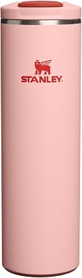 STANLEY Transit Flip Top Mug, 20 oz, Peach Rose | Insulated Stainless Steel Coffee Mug | Lightweight and Leakproof | Cup H...