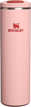 STANLEY Transit FlipTop Mug | Leakproof Coffee Travel Cup | Vacuum Insulated Stainless Steel | Stays Hot or Cold for Hours | BPA-Free | 20 oz | Peach Rose