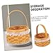 HOLIDYOYO Wedding Hand Woven Flower Basket Multipurpose Decorative Holder for Floral Arrangements for Events and Home Decor Charming Gift Basket for All Occasions