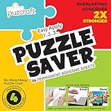 Puzzle Saver Adhesive Sheets (24-Pack) Easiest Alternative To Messy Puzzle Glue