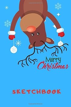 Christmas Sketchbook : Christmas, Creative Sketchbook, Journal (DRAWING BOOK) 100 Blank Pages 6 X 9