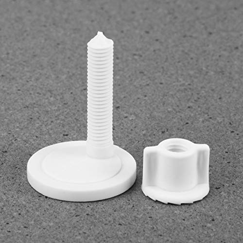 Angoily 4Pcs Dobradiça Assento Do Vaso Sanitário Conjunto Dobradiça Assento Do Vaso Sanitário de Plá