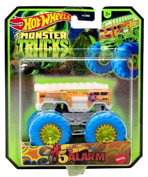 Hot Wheels Glow in The Dark 5 Alarm