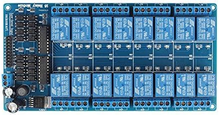 Miniatura 2 de Módulo de placa de interfaz de relé de 12 V 16 canales Optoacoplador LED LM2576 Power para Arduino DIY Kit PiC ARM AVR