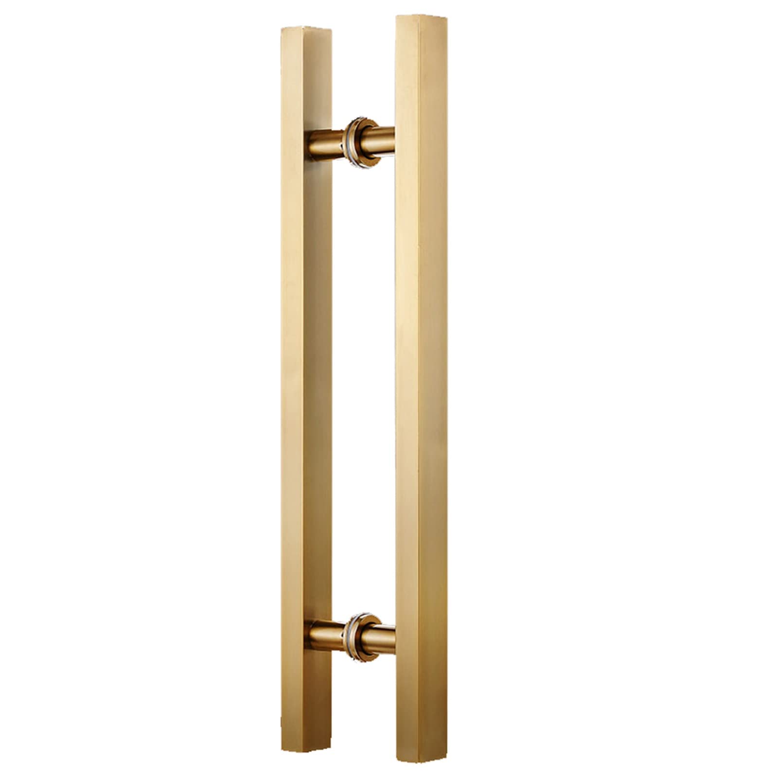 GYRAZXS Back to Back Door Handle,Sliding Barn Doors Bar Swing Door Handles with Design (Gold#1 Length 80cm(31.5inch)) (Gold#1 Length 50cm(19.7inch))