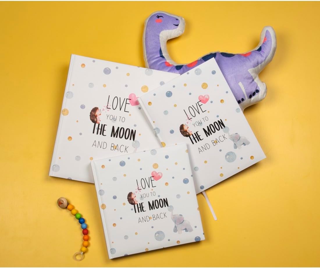 Hama To The Moon Book Album, 25 x 25 cm, 50 Pages, Max: 100 Photos 10 x 15 cm, standard, Multi-Coloured