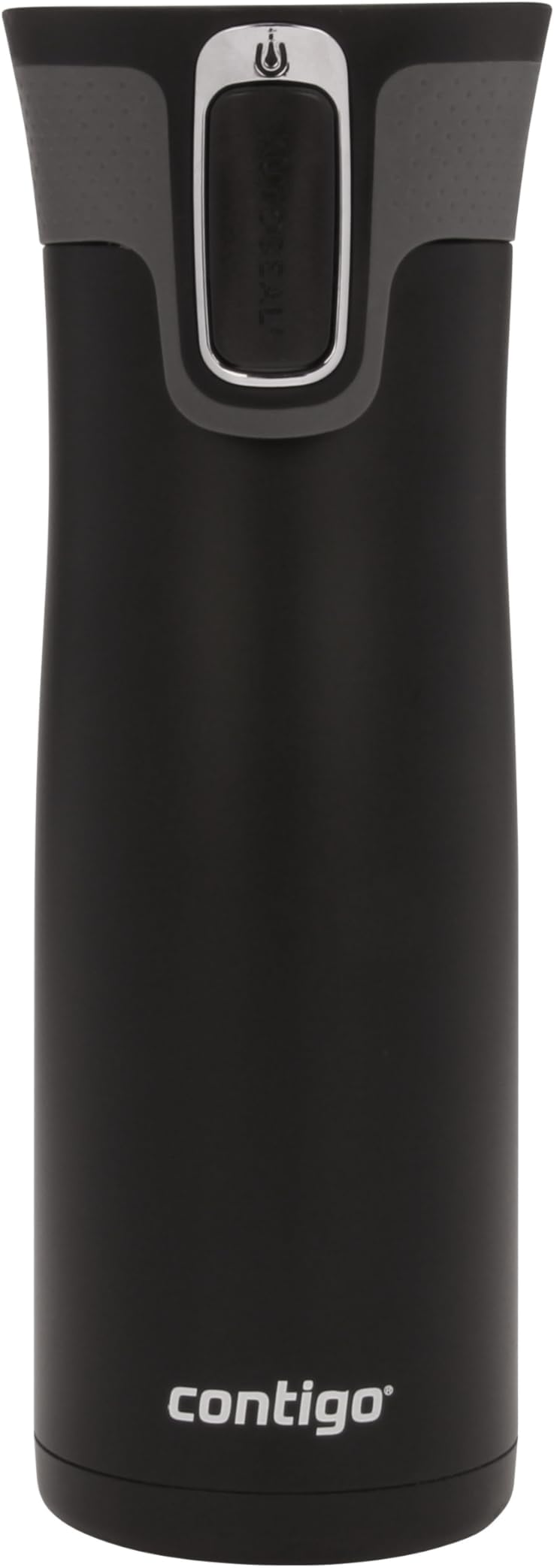 Contigo West Loop 2.0 Stainless Steel Travel Mug with Leak-Proof Lid, Vacuum-Insulated Mug for Coffee and Tea, Matte Black, 20 oz (591 mL)