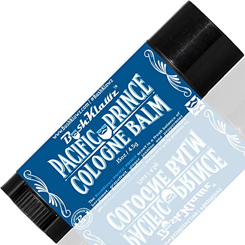 Pacific Prince Travel Solid Cologne Balm - Fresh Midnight Ocean Breeze Aquatic Scent Alchohol Free Travel Size Pocket Cologne Stick Fragrance Gift for Men