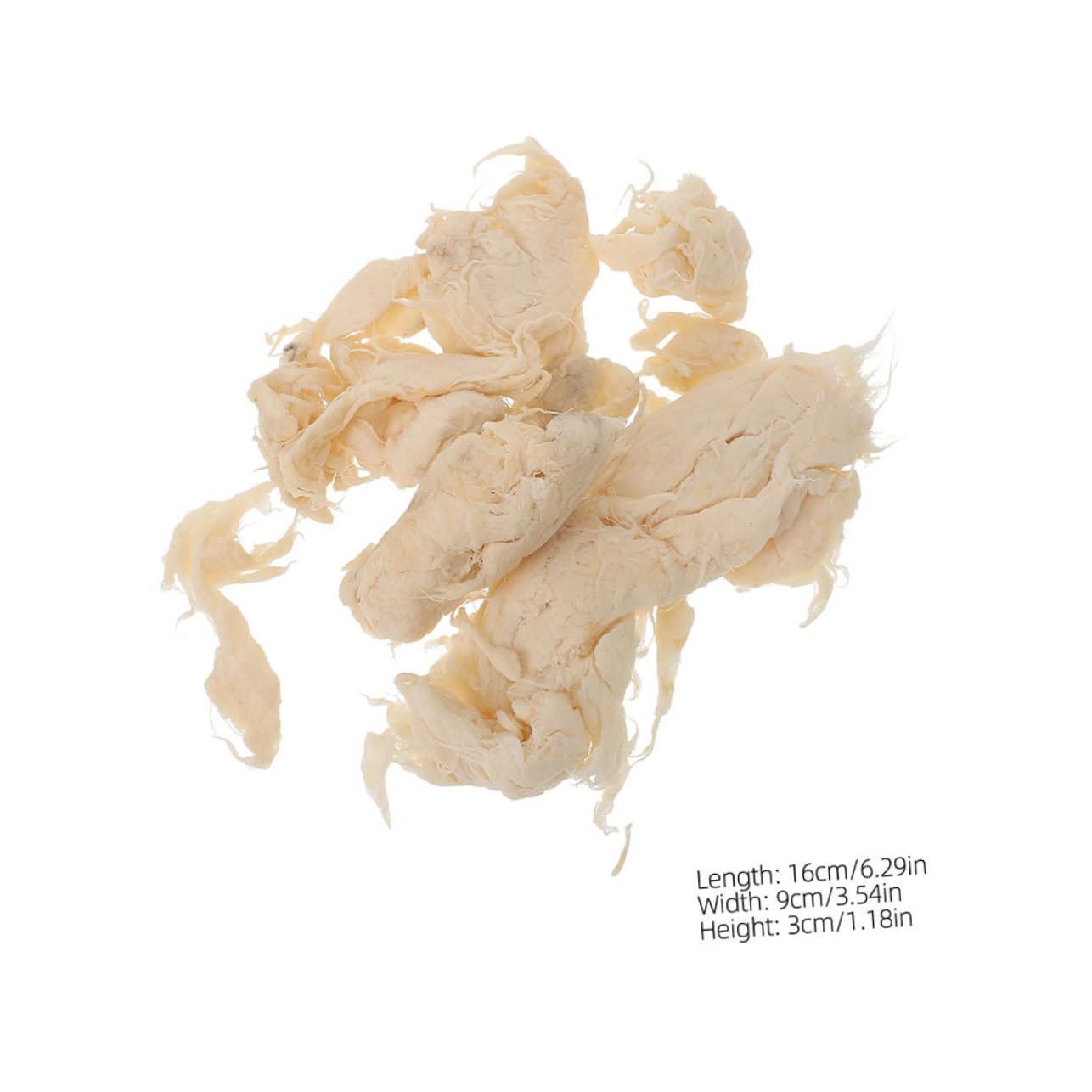 VILLCASE Paper Mache Kit 100g Wood Pulp Bark for Papermaking DIY Home Made Kit Craft Accessories for Boys and Girls Textured Paper Decoupage Projects