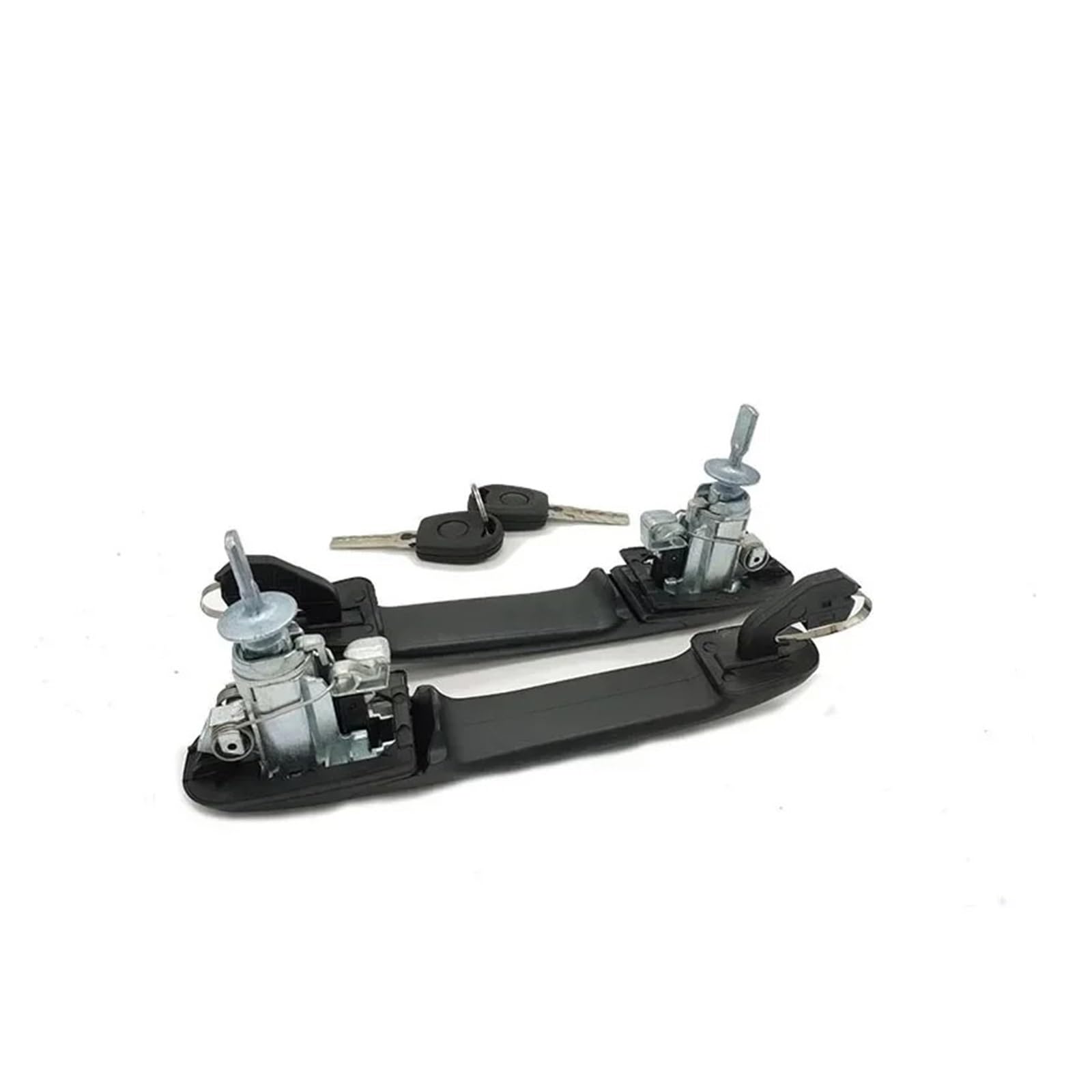Bhgmgeblv One Color Durable Outside Door Handle For Seat For Alhambra 1996-2010 6K0837205 2Pcs Front L&R Outside Door Handle W/Lock Barrel