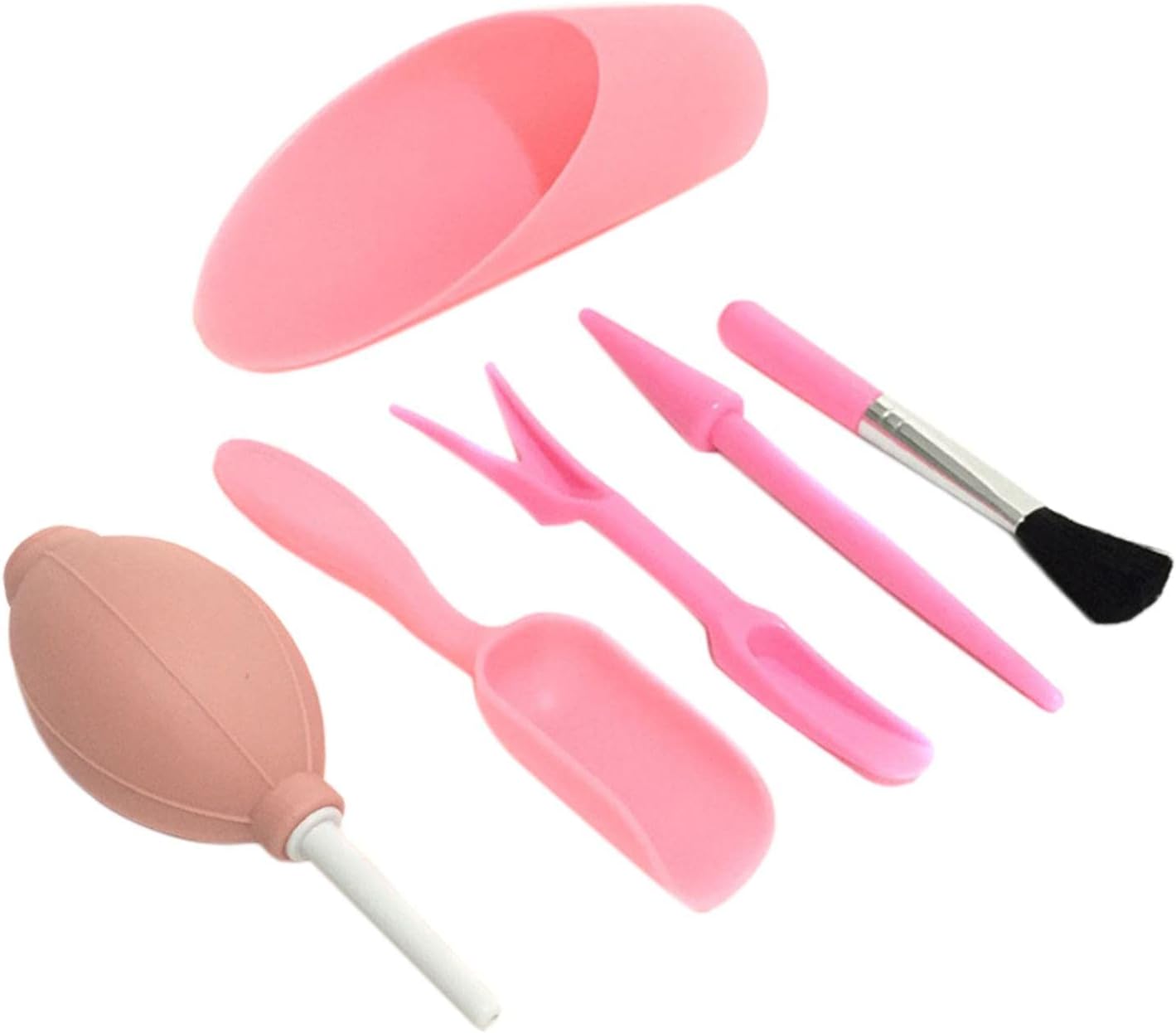 6Pcs Transplanting Tools Kit Lightweight Migration Tool for Fairy Garden Pink|Home & Garden