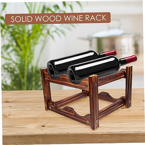 Soporte para botellas de vino de plástico decorativo miniatura 6