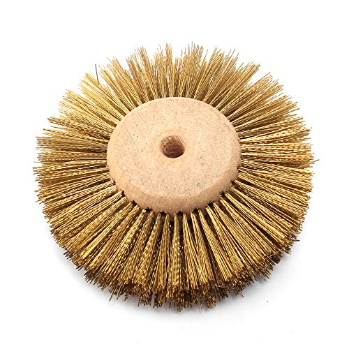 3 Inch Copper Wheel Brush Rotary Tool for Metal Buffing Polishing