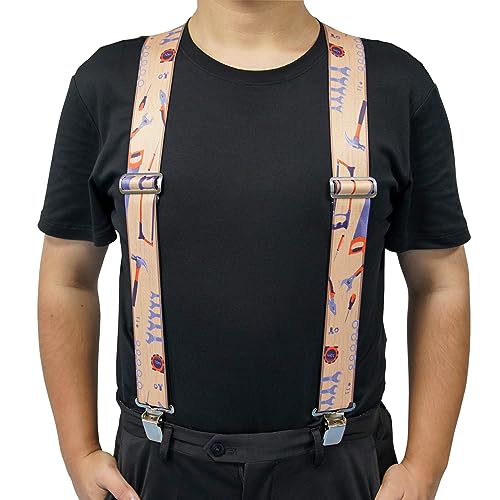 Image of MELOTOUGH Suspenders for Men Heavy Duty for Big and Tall Work Suspenders with Strong Clip for Pants,Jeans