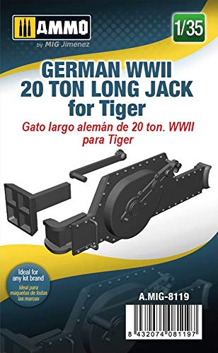 Cric de 20 tonnes allemand WWII 1/35 accessoire maquette blindé Tiger