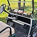 Airclub Golf Cart Front Storage Basket with Insulated Cup Holders, No-Drilling Golf Cart Basket Golf Cart Storage Compatible with EZGO, Club Car, Kandi Electirc Golf Carts, Golf Cart Accessories