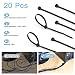 Organizador Cables, AGPTEK Cubre Cables de 2 x 2m, Flexible Funda Protector...