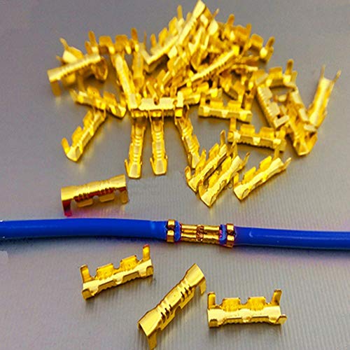 myonly 200 Conectores termorretráctiles en Forma de U aislados para terminales de...