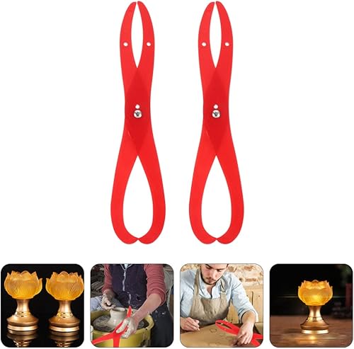 Miniatura 8 de Healifty 2 pinzas de patas dobladas, herramienta de medición de escultura de arcilla de plástico, suministros de arte, herramientas de medición de