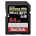 SanDisk Extreme PRO - Tarjeta de Memoria SDXC de 64 GB, 4k,...