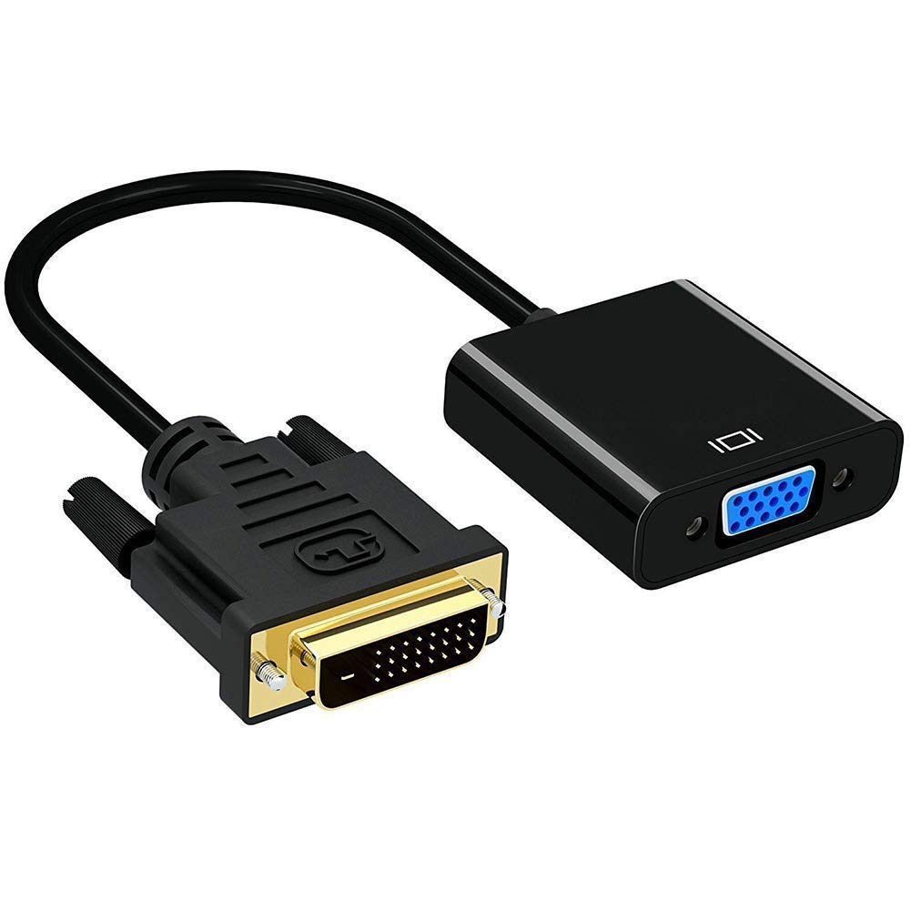 ikis - Active DVI-D to VGA Adapter, DVI-D 24+1 to VGA Male to Female Adapter Converter-image-4