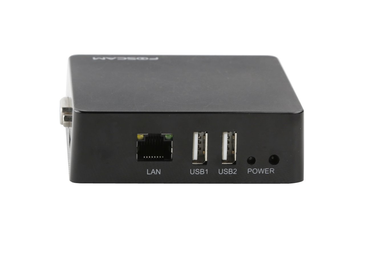 Арткы view of Foscam FN3004H/B NVR with LAN, USB, and Power ports