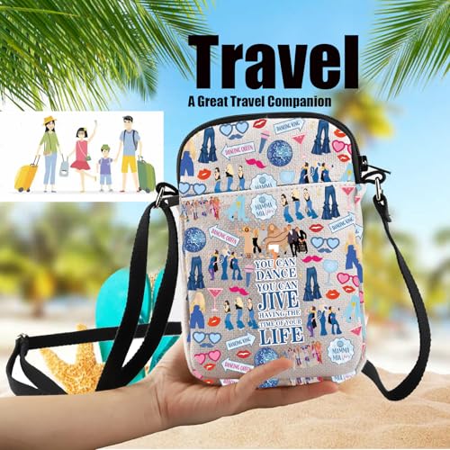 PXTIDY Mamma Music Crossbody Bag You Can Dance Mamma Musical Bag Dance Queen Gifts Mamma Stuff Musical Comedy Gift3