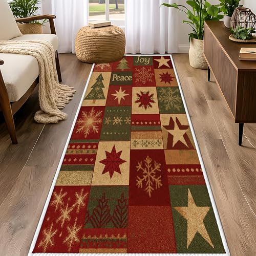 Tapis de couloir antidérapant rouge pour sécuriser l'entrée