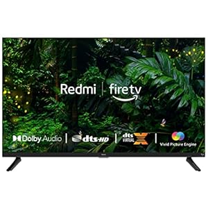 Redmi 80 cm (32 inches) HD Ready Smart LED Fire TV L32R8-FVIN (Black)