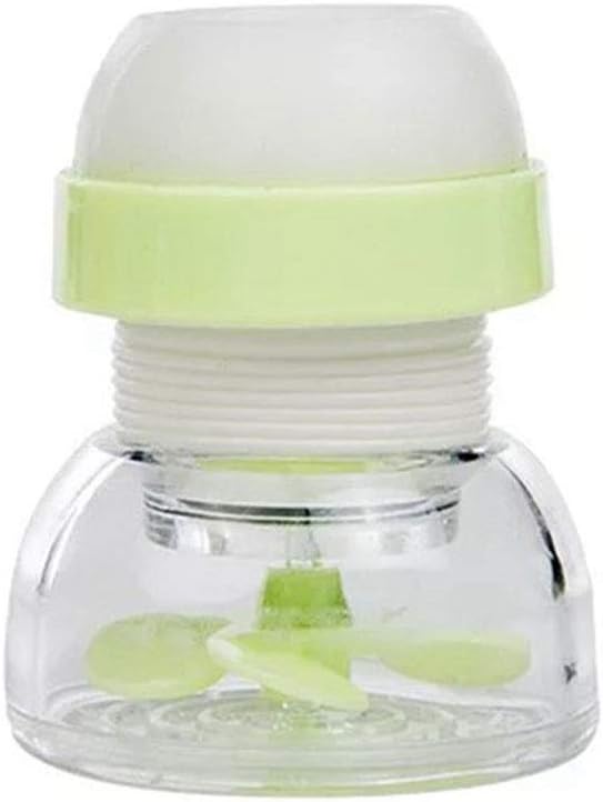 360 Degree Adjustable Water Tap Extension Filter Shower Water Tap Bathroom Faucet Extender Home Kitchen Accessories(Black)