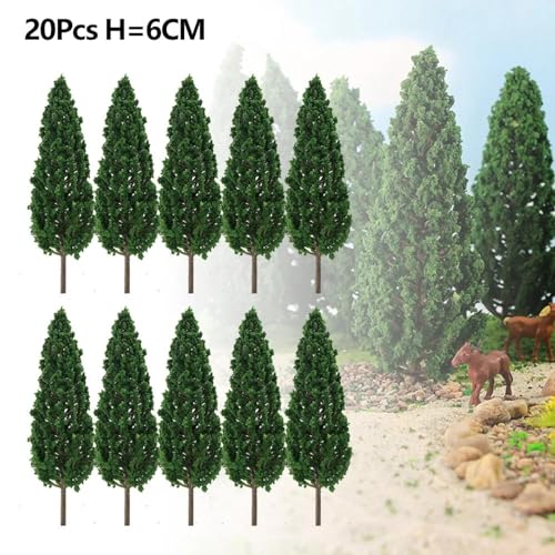 Micro paysage et modèle de train sublimés par l'arbre miniature 6 cm - 3